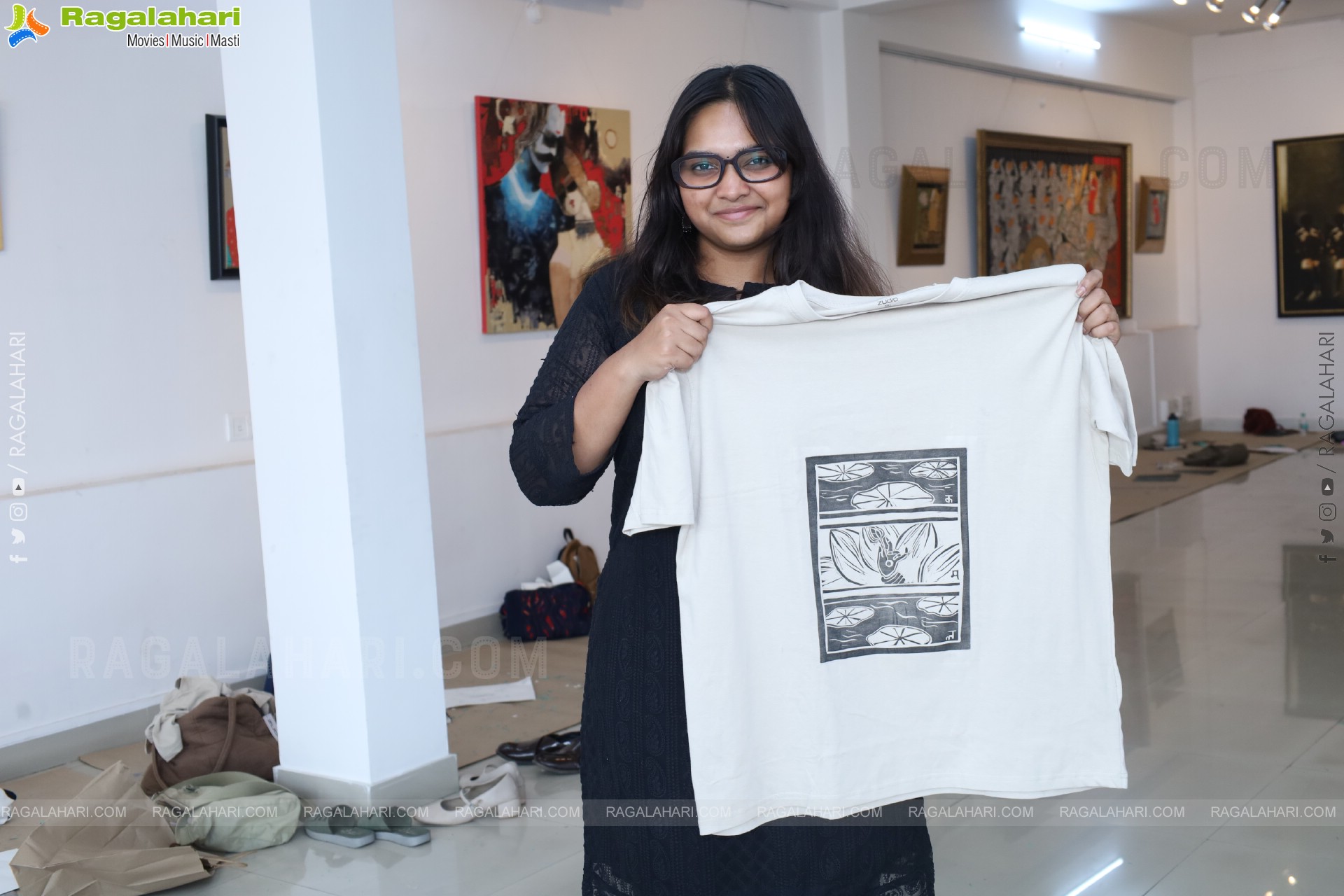 A Linocut Printmaking Workshop Collaboration with NIFT at Gallery Space, Hyderabad