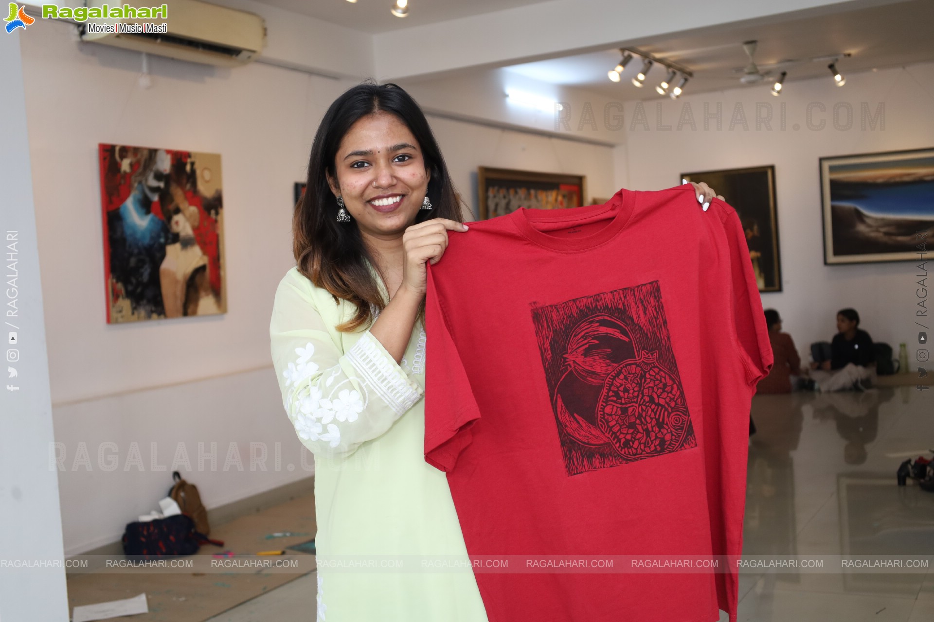 A Linocut Printmaking Workshop Collaboration with NIFT at Gallery Space, Hyderabad