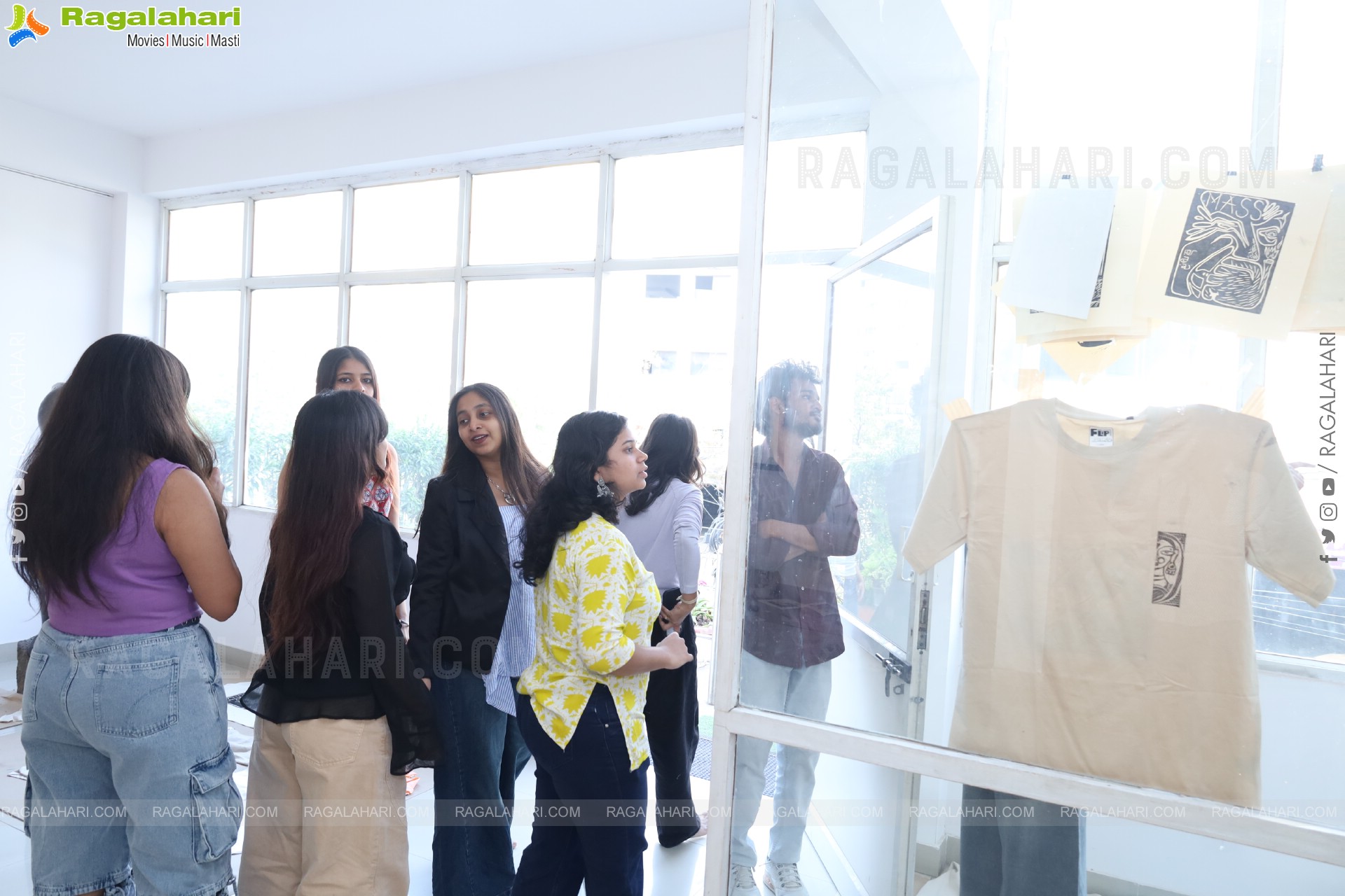 A Linocut Printmaking Workshop Collaboration with NIFT at Gallery Space, Hyderabad