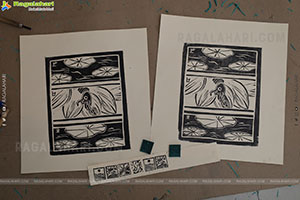 A Linocut Printmaking Workshop Collaboration with NIFT