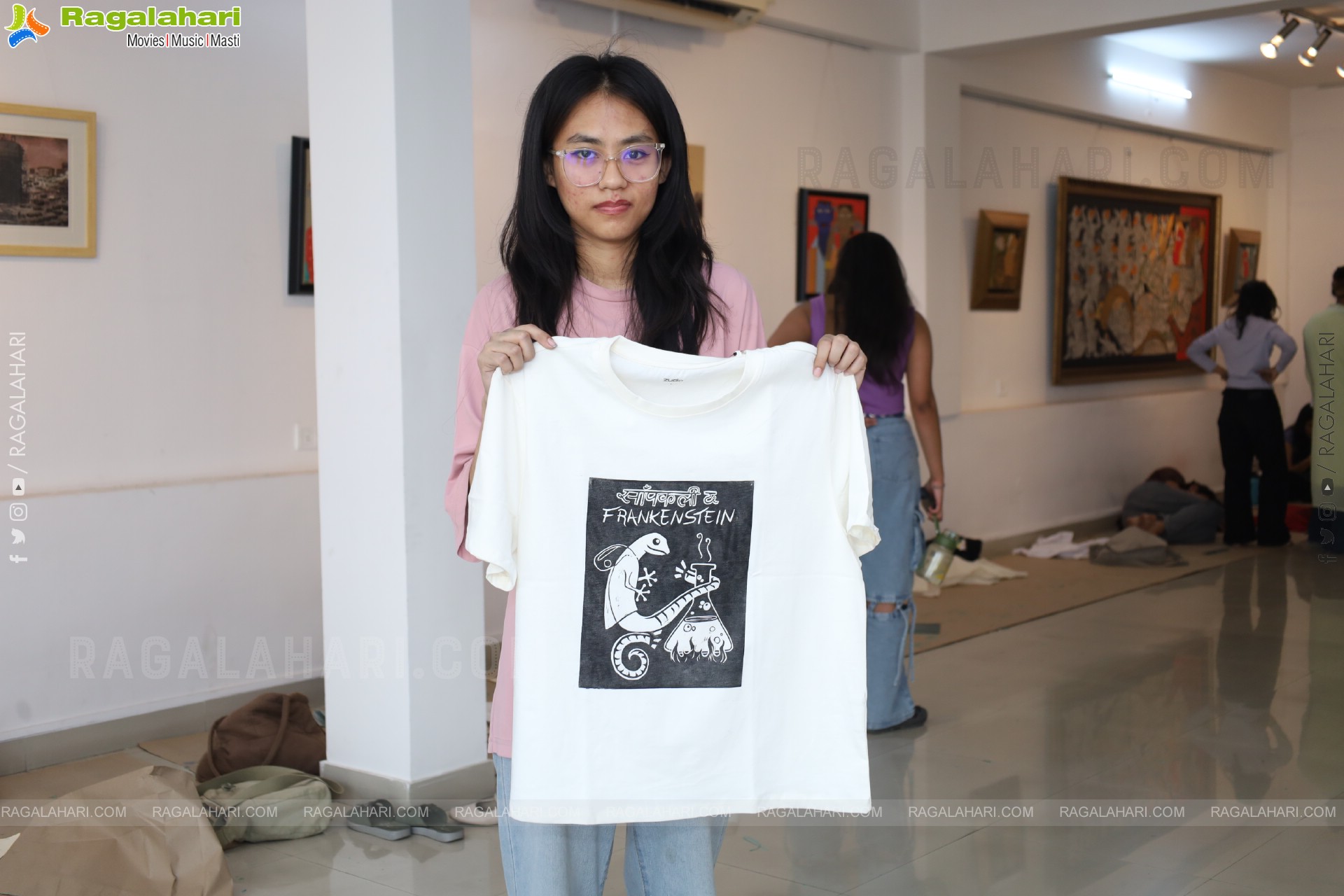 A Linocut Printmaking Workshop Collaboration with NIFT at Gallery Space, Hyderabad
