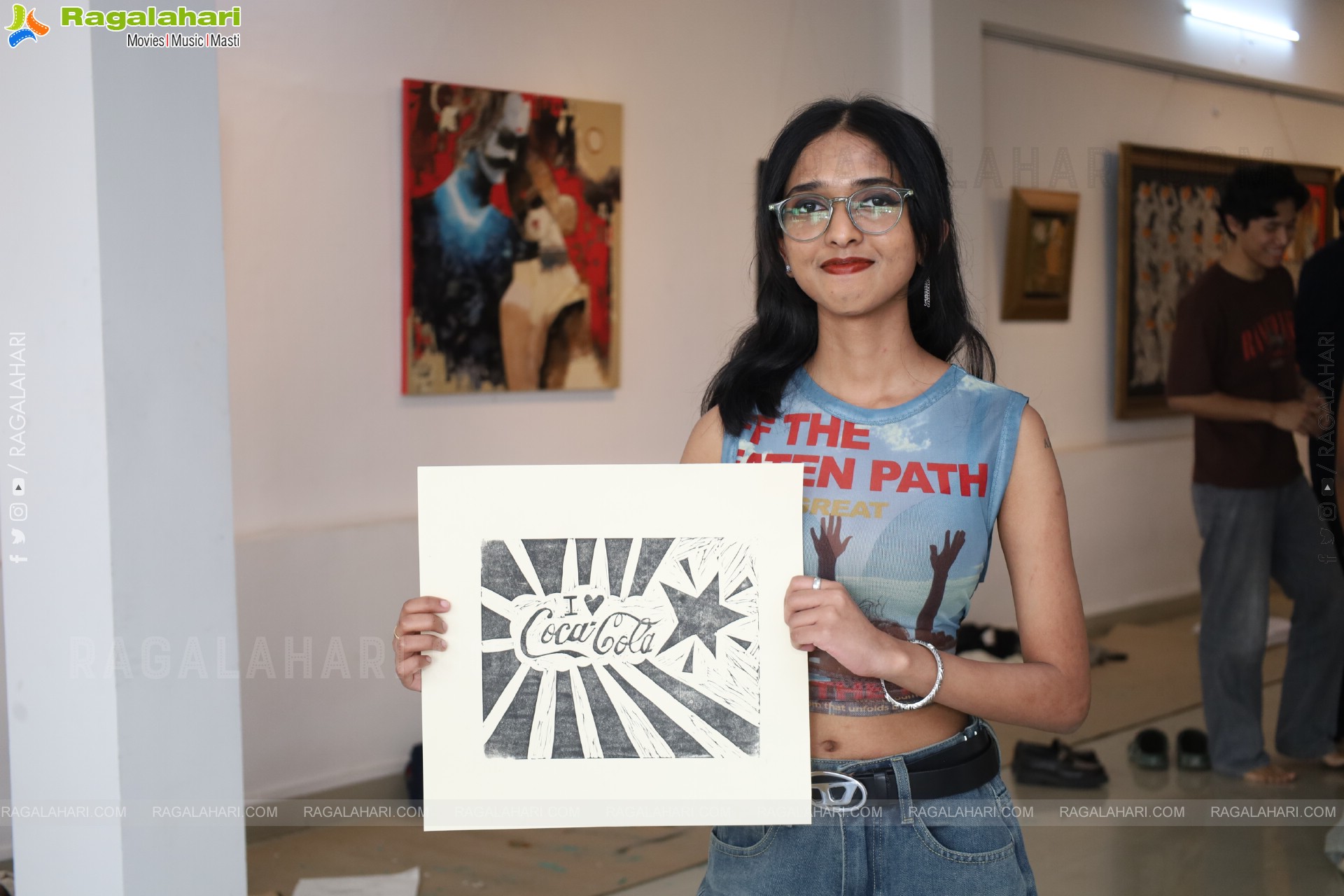A Linocut Printmaking Workshop Collaboration with NIFT at Gallery Space, Hyderabad