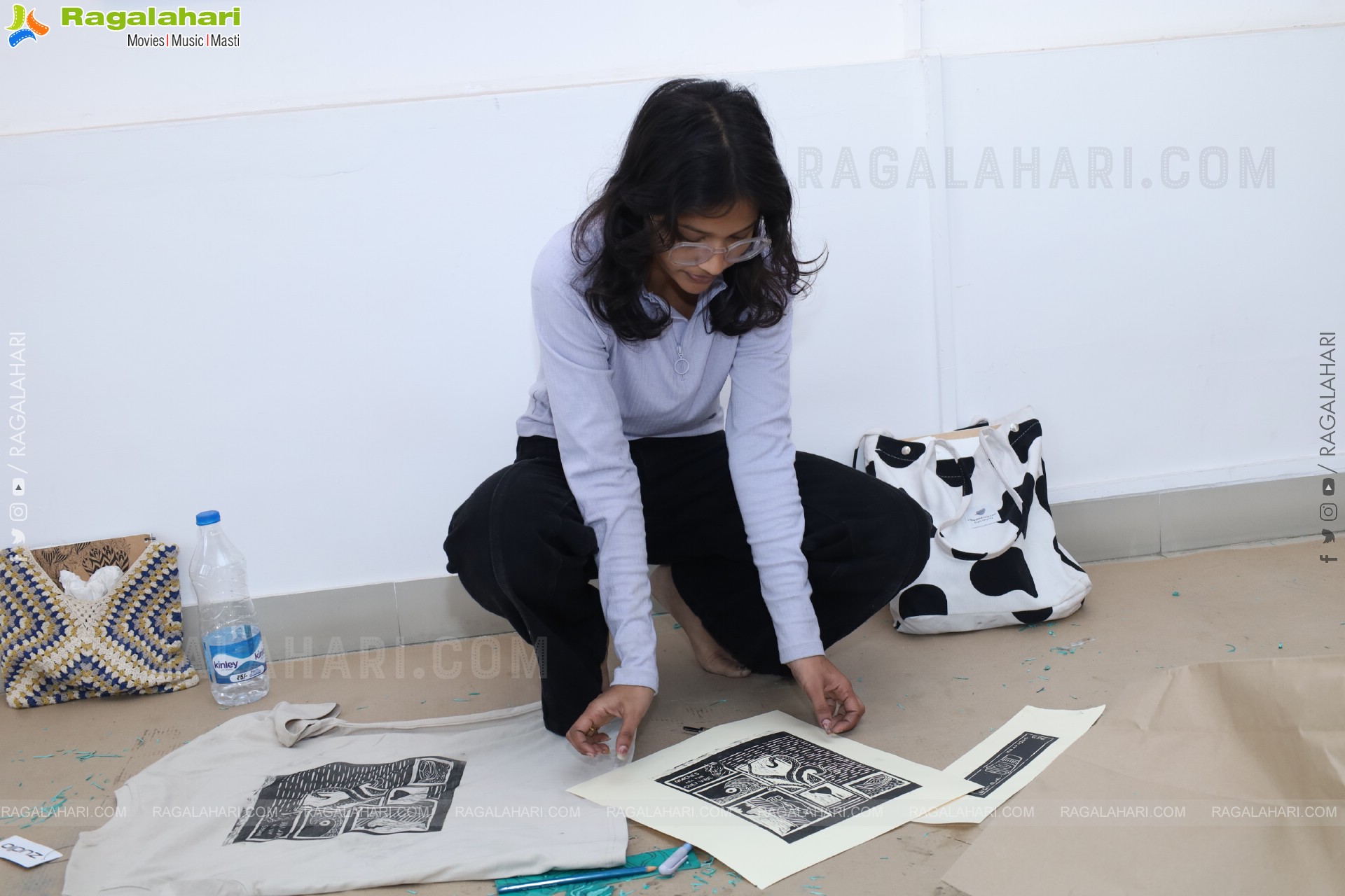 A Linocut Printmaking Workshop Collaboration with NIFT at Gallery Space, Hyderabad
