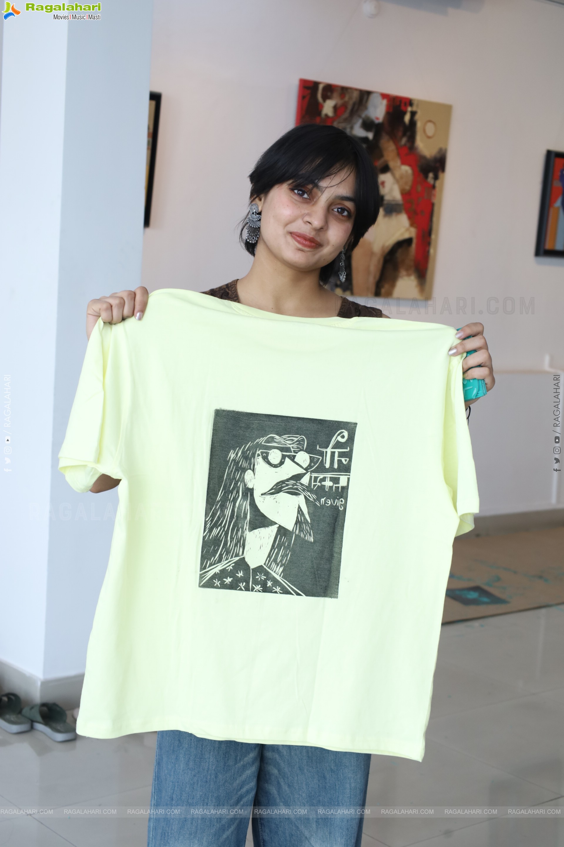 A Linocut Printmaking Workshop Collaboration with NIFT at Gallery Space, Hyderabad