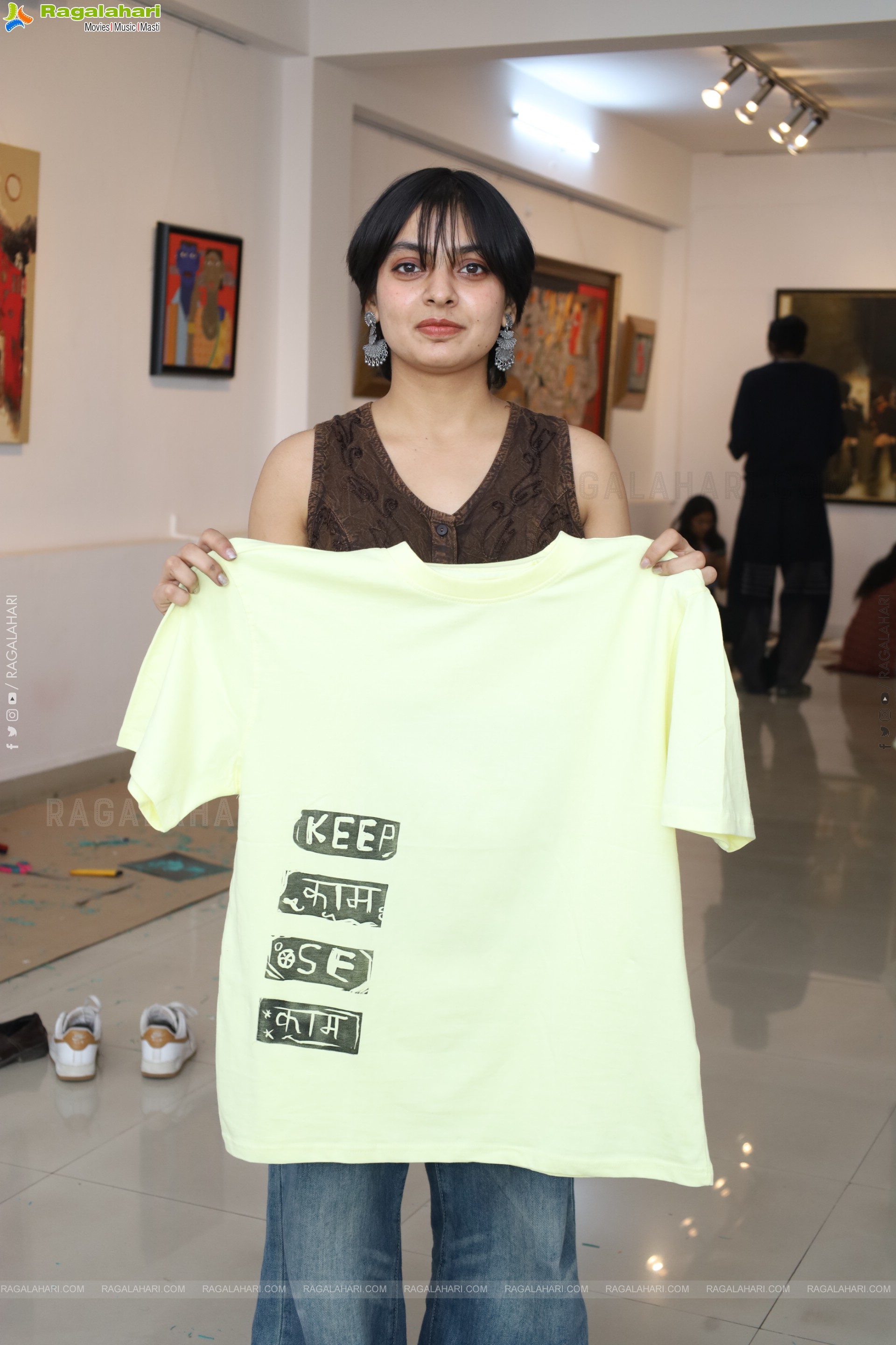 A Linocut Printmaking Workshop Collaboration with NIFT at Gallery Space, Hyderabad