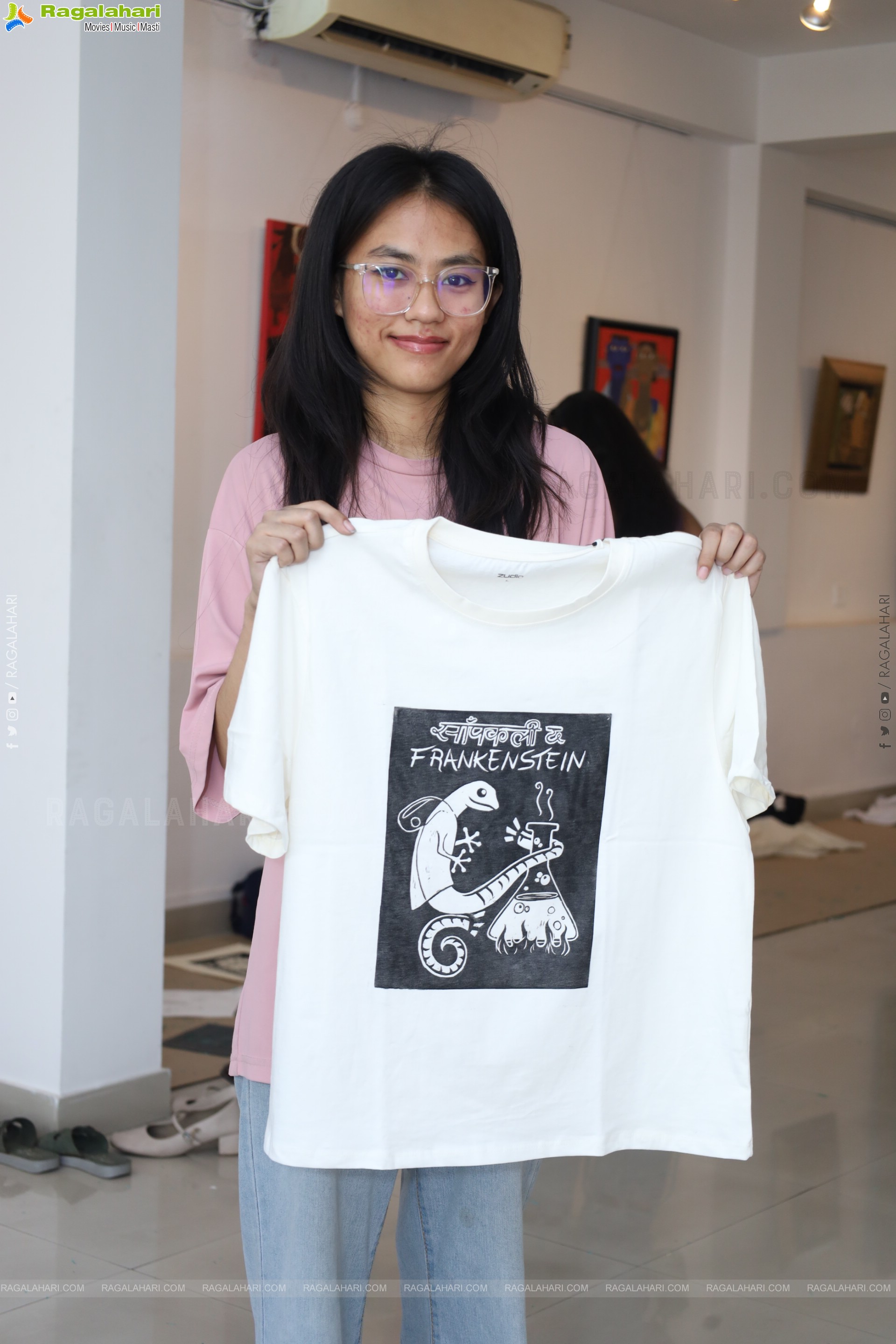 A Linocut Printmaking Workshop Collaboration with NIFT at Gallery Space, Hyderabad