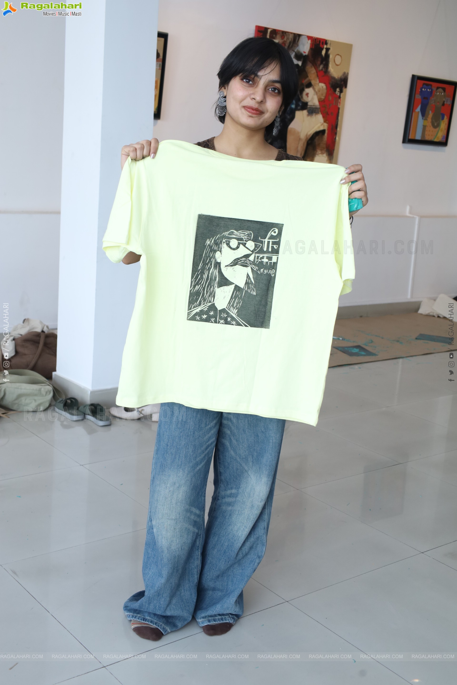 A Linocut Printmaking Workshop Collaboration with NIFT at Gallery Space, Hyderabad