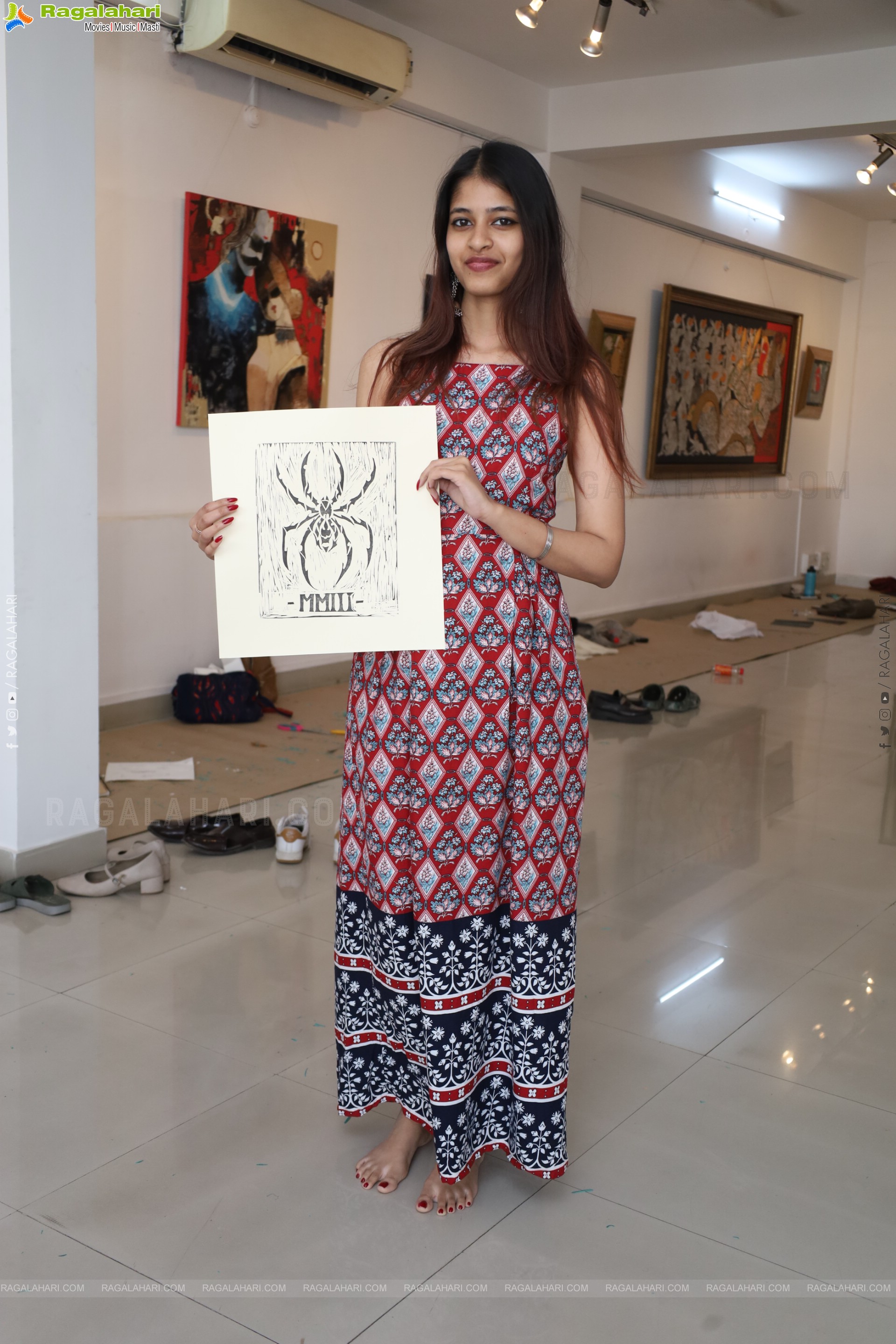 A Linocut Printmaking Workshop Collaboration with NIFT at Gallery Space, Hyderabad