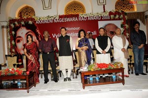 Akkineni Nageswara Rao Award 2008 Presented to Dr. Vyjayantimala Bali