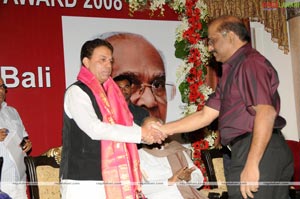 Akkineni Nageswara Rao Award 2008 Presented to Dr. Vyjayantimala Bali