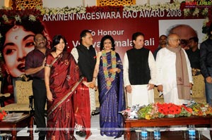 Akkineni Nageswara Rao Award 2008 Presented to Dr. Vyjayantimala Bali