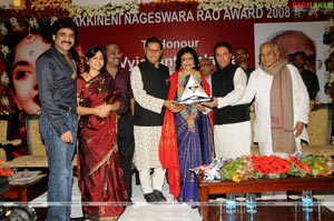 Akkineni Nageswara Rao Award 2008 Presented to Dr. Vyjayantimala Bali