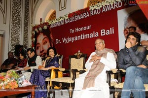 Akkineni Nageswara Rao Award 2008 Presented to Dr. Vyjayantimala Bali