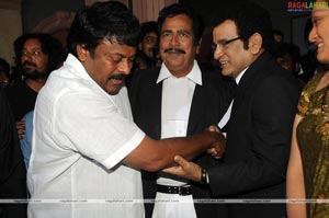 Chiranjeevi Meets Padma Bhushan Krishna