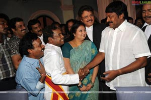 Chiranjeevi Meets Padma Bhushan Krishna