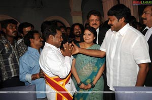 Chiranjeevi Meets Padma Bhushan Krishna