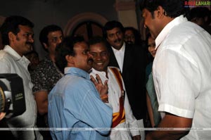 Chiranjeevi Meets Padma Bhushan Krishna