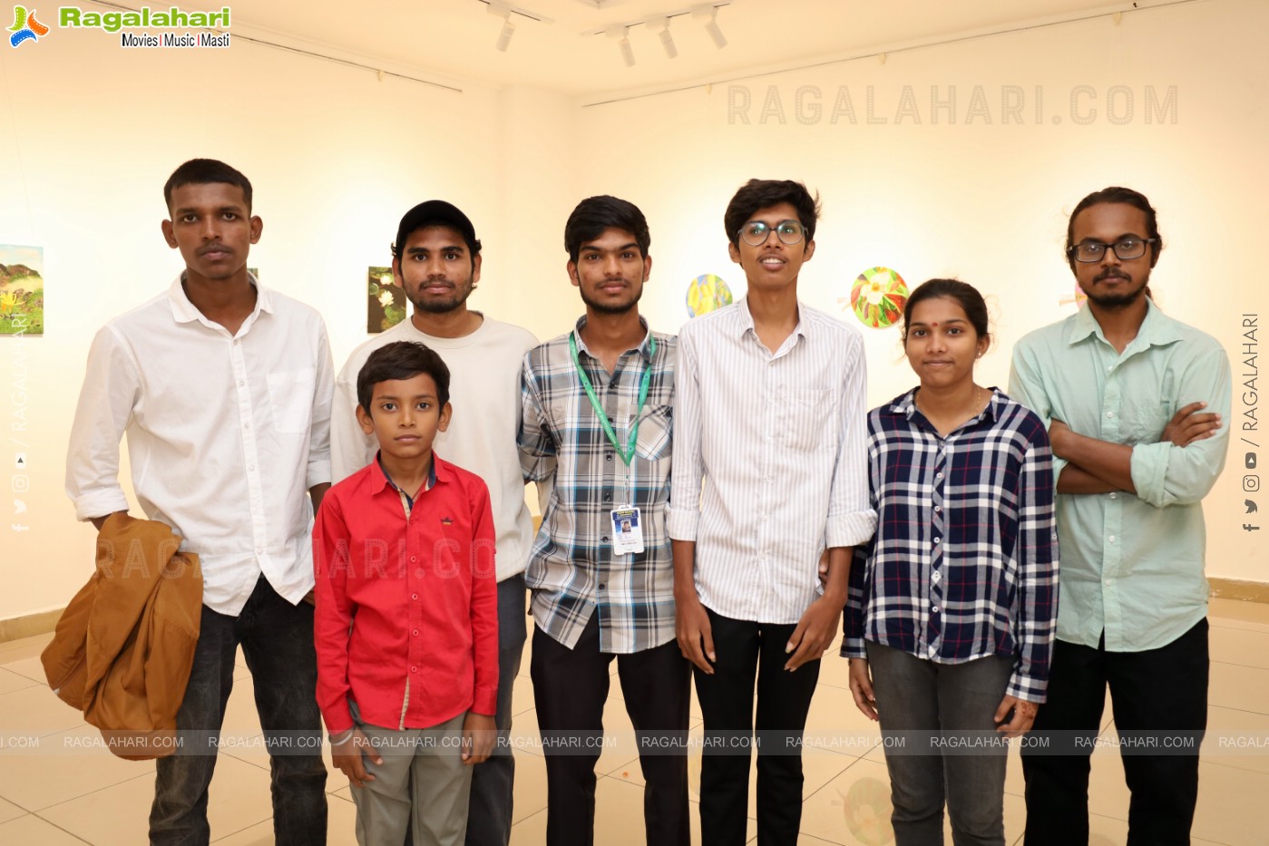 Inauguration of Solo Art Exhibition by Moulika Jonnala