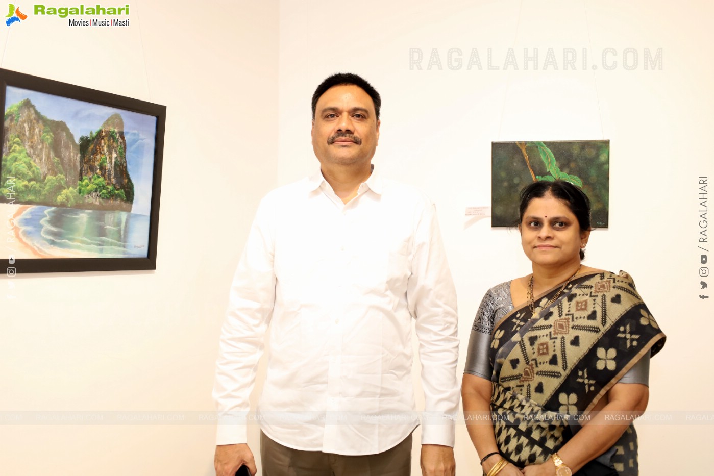 Inauguration of Solo Art Exhibition by Moulika Jonnala