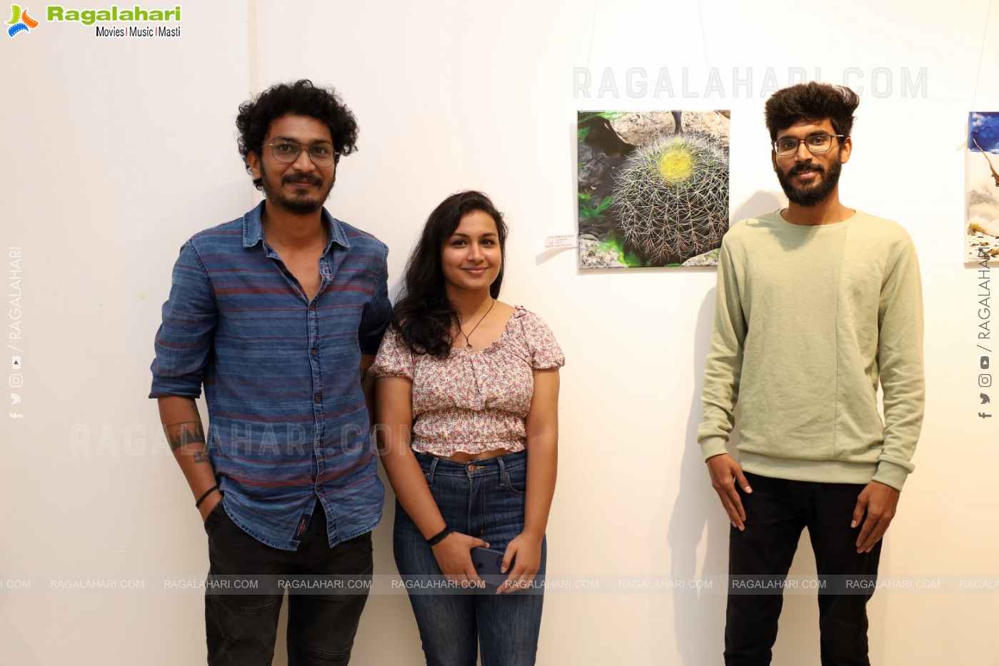 Inauguration of Solo Art Exhibition by Moulika Jonnala