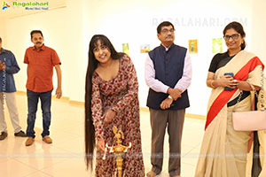 Inauguration of Solo Art Exhibition by Moulika Jonnala