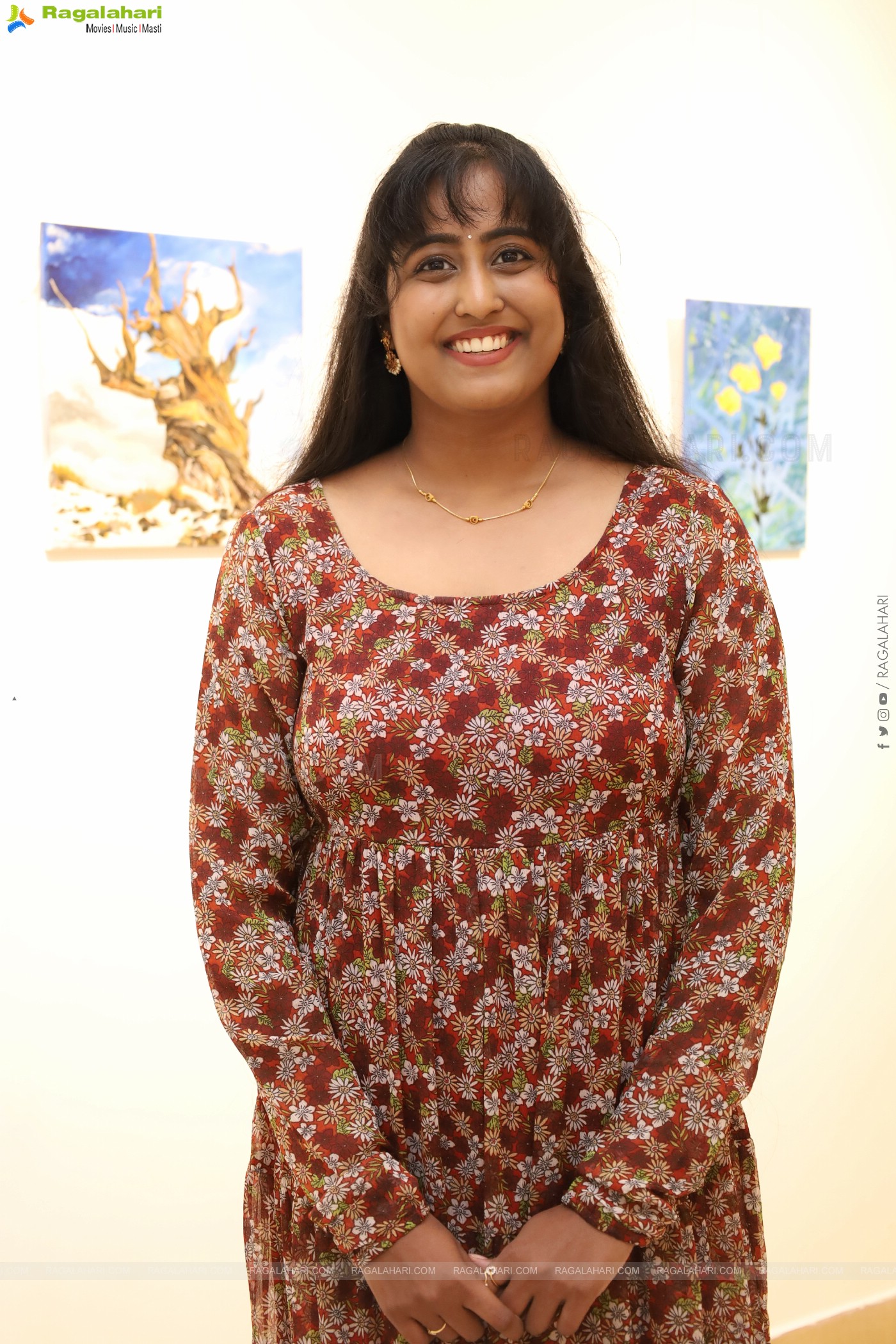 Inauguration of Solo Art Exhibition by Moulika Jonnala