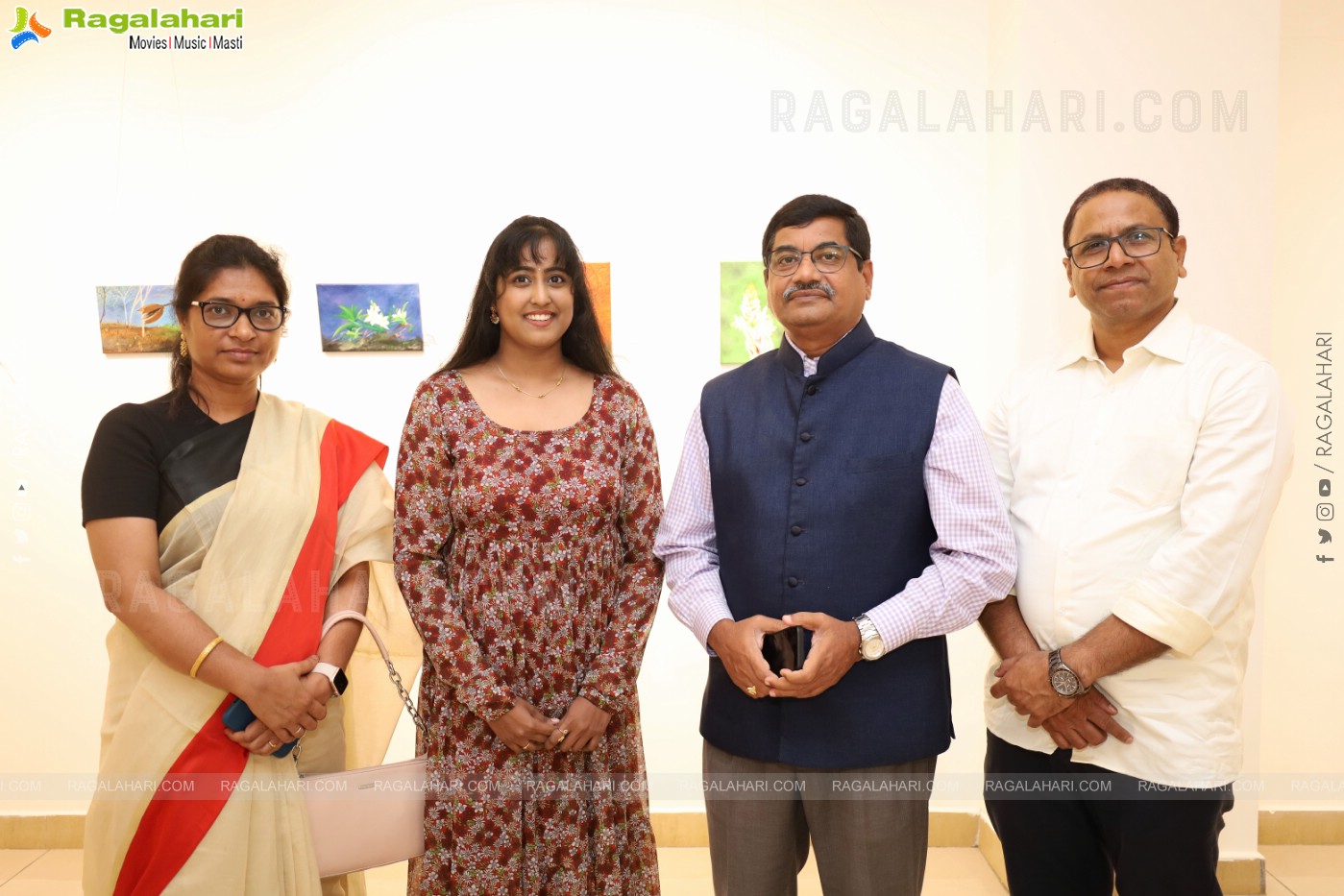 Inauguration of Solo Art Exhibition by Moulika Jonnala