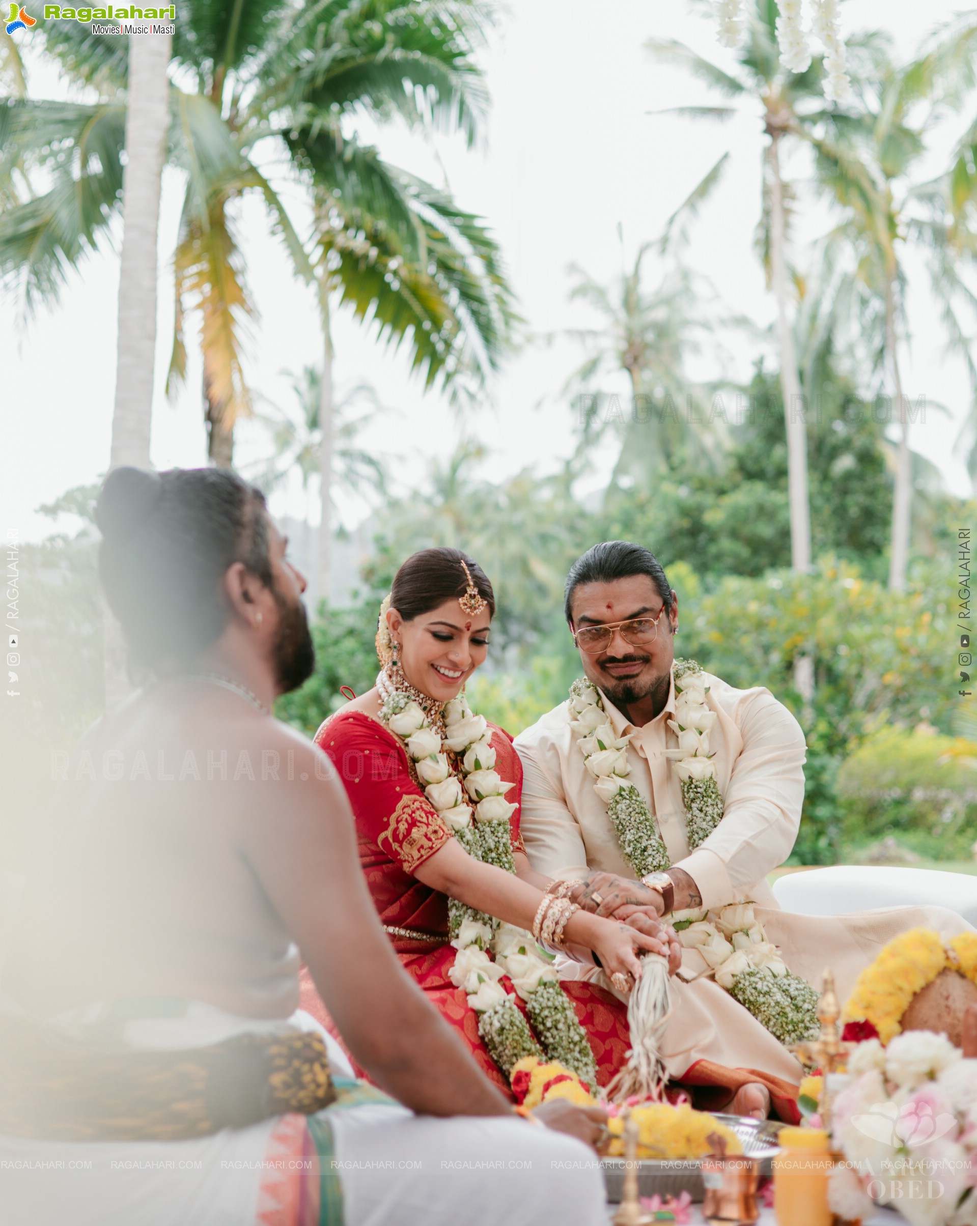 Varalaxmi Sarathkumar and Nicholai Sachdev's Wedding Pics