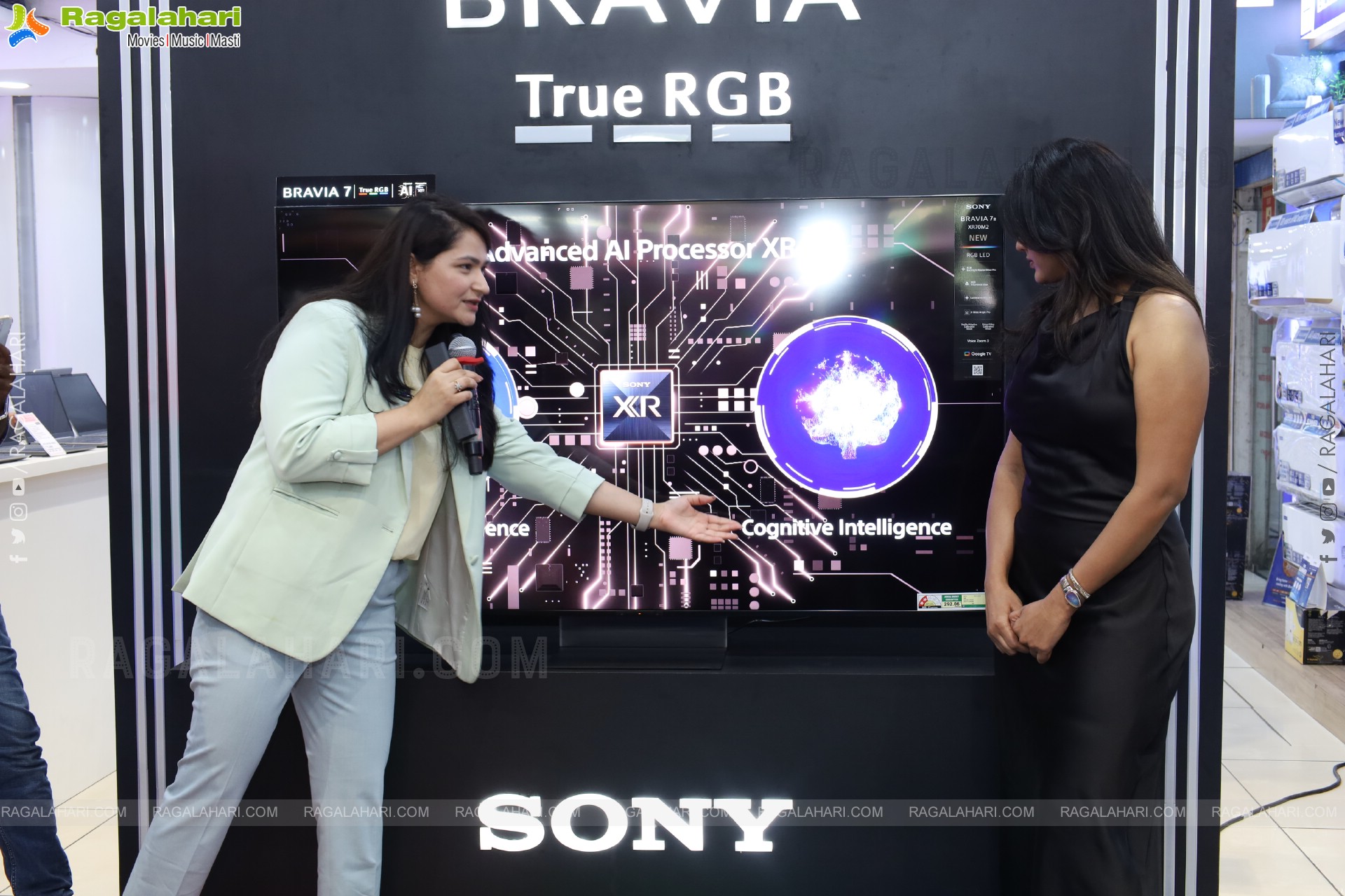 New Sony Bravia True RGB TV Launch at Bajaj Electronics, Hyderabad