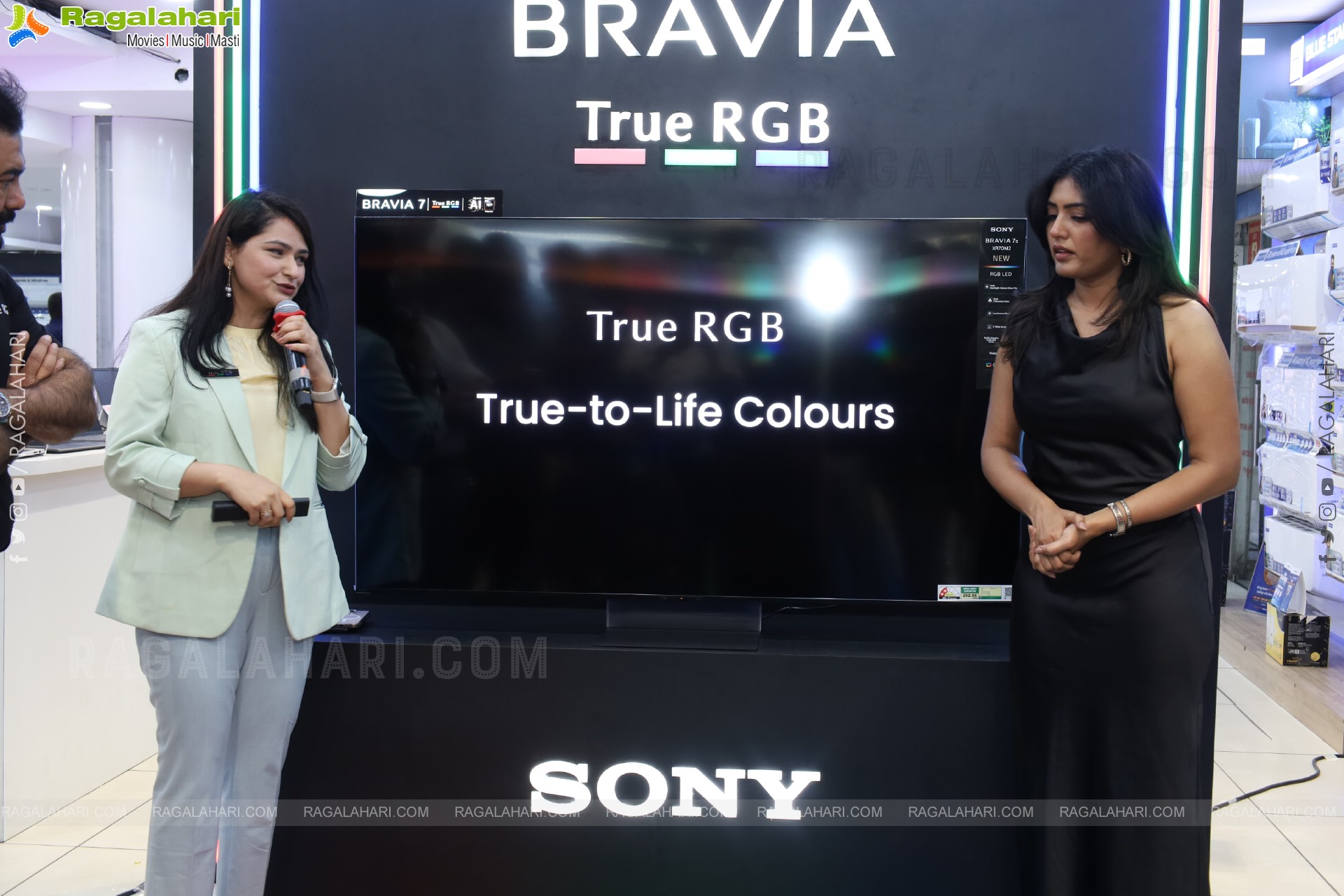 New Sony Bravia True RGB TV Launch at Bajaj Electronics, Hyderabad