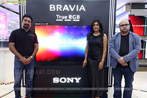 New Sony Bravia True RGB TV Launch at Bajaj Electronics