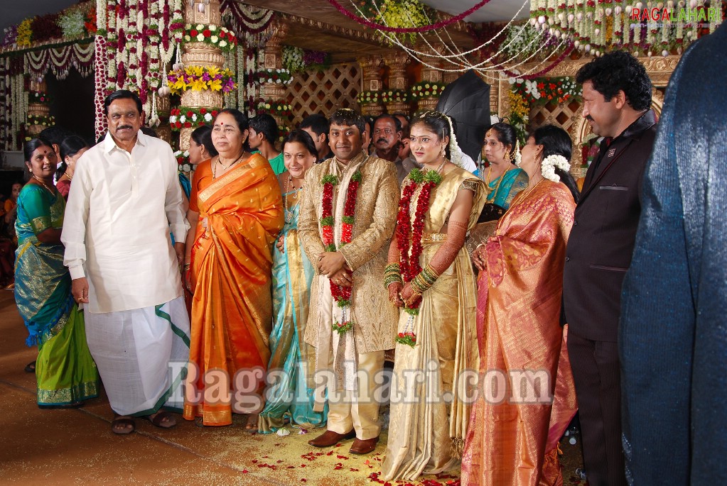 Minister Mukesh Goud Son Vishal Marriage