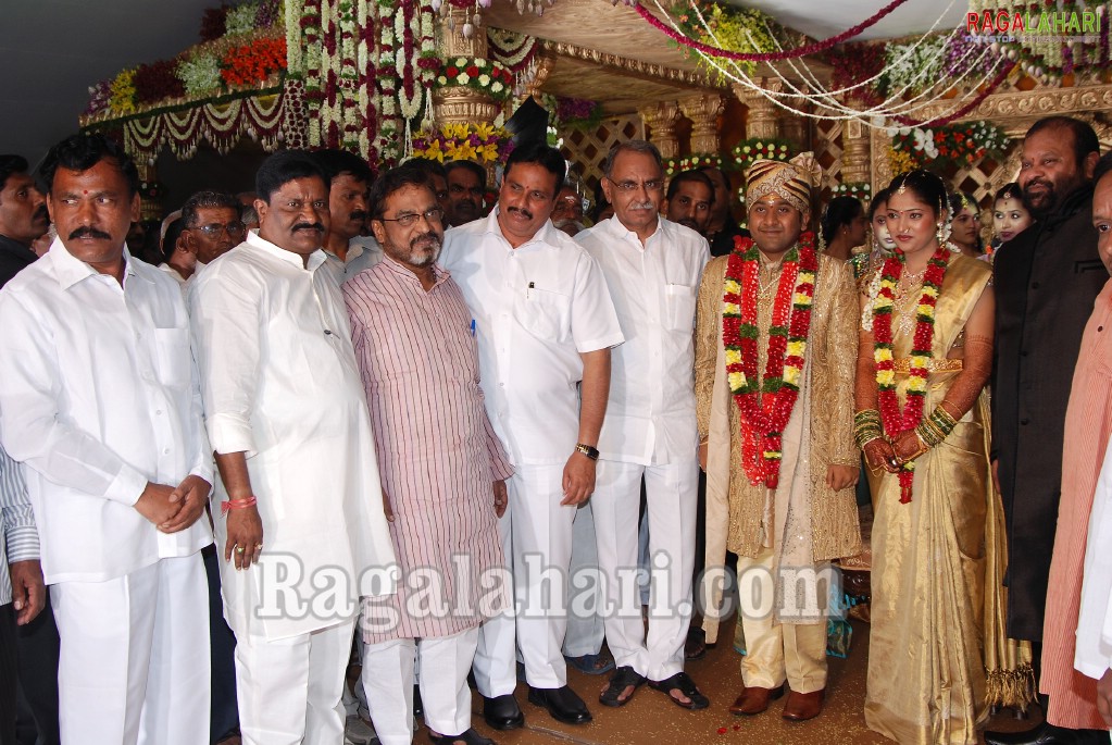 Minister Mukesh Goud Son Vishal Marriage
