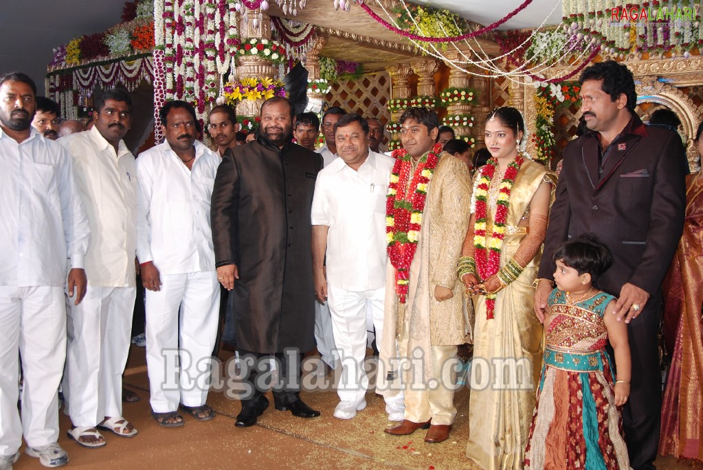 Minister Mukesh Goud Son Vishal Marriage