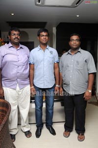 Venkatesh, Vishnu & Aryan Rajesh at The Chocolate Room, Banjara Hills