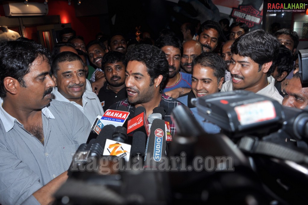 NTR @ Harley Davidson Motors Launch, Hyd