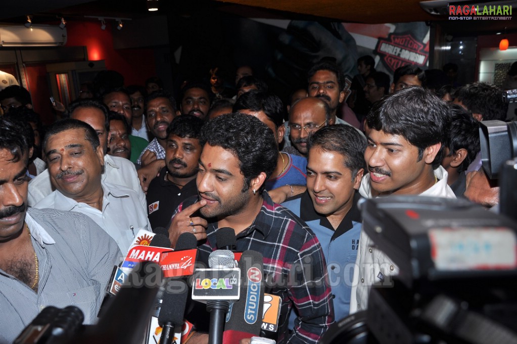 NTR @ Harley Davidson Motors Launch, Hyd