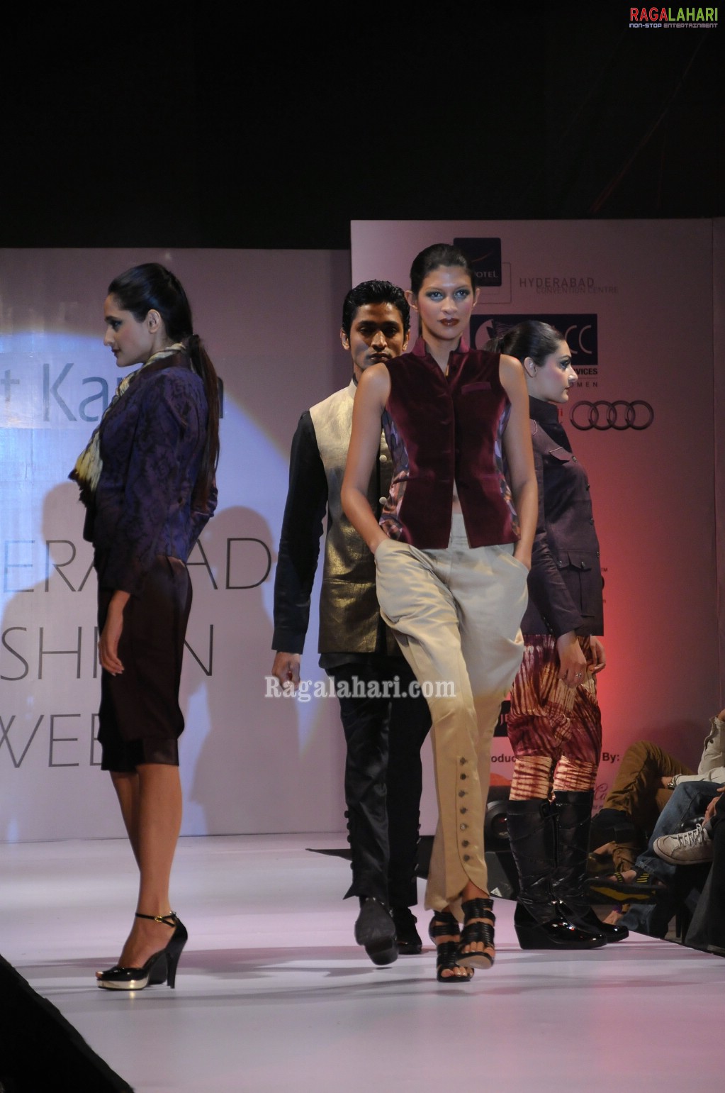 Hyderabad Fashion Week 2010 Backstage