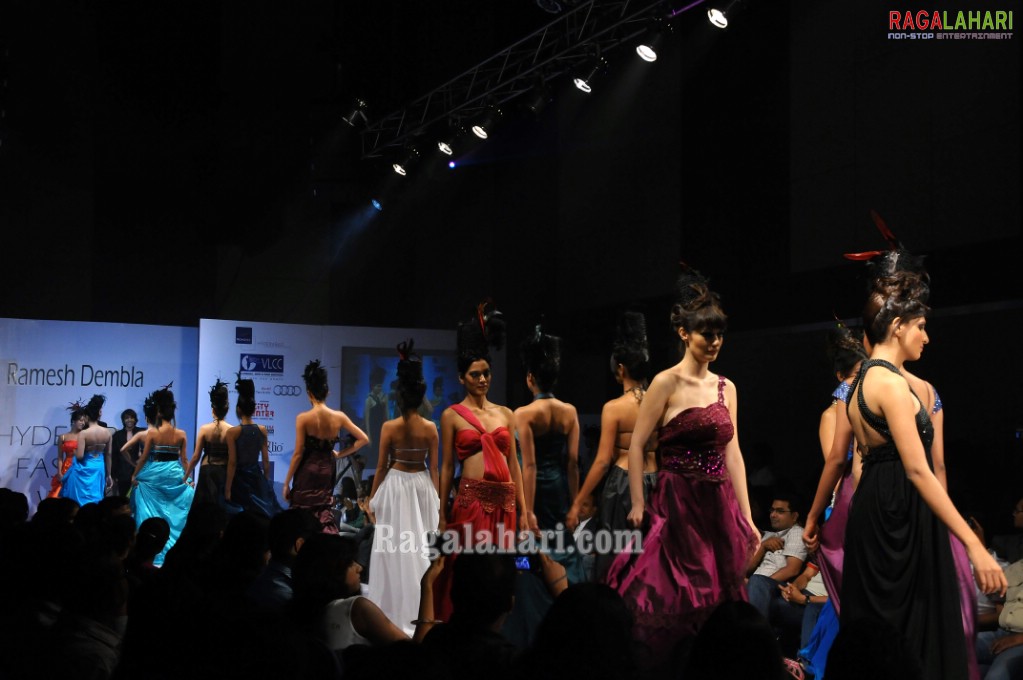 Hyderabad Fashion Week 2010 Backstage