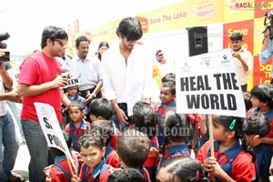 Nikhil at Radio Mirchi's Save The Lake Event