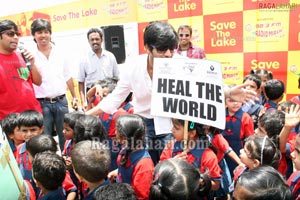 Nikhil at Radio Mirchi's Save The Lake Event