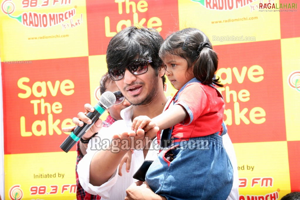 Nikhil at Radio Mirchi's Save The Lake Event