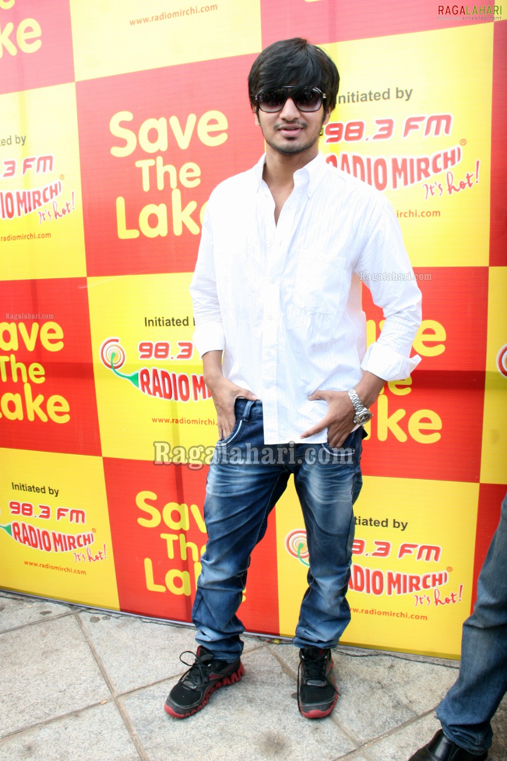 Nikhil at Radio Mirchi's Save The Lake Event