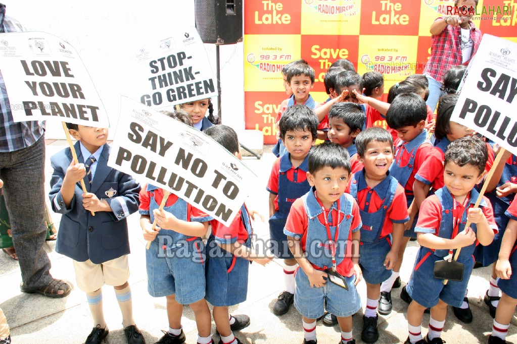 Nikhil at Radio Mirchi's Save The Lake Event