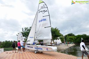 4th Monsoon Regatta Sailing Championship at Hussainsagar, Hyderabad Day 1 Photos