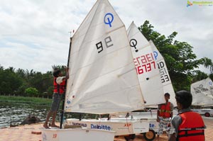 4th Monsoon Regatta Sailing Championship at Hussainsagar, Hyderabad Day 1 Photos