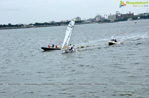 4th Monsoon Regatta Sailing Championship at Hussainsagar, Hyderabad Day 1 Photos