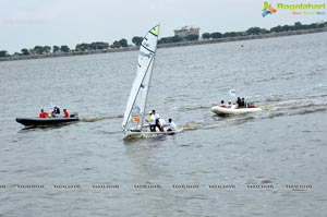 4th Monsoon Regatta Sailing Championship at Hussainsagar, Hyderabad Day 1 Photos