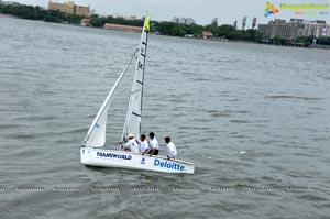 4th Monsoon Regatta Sailing Championship at Hussainsagar, Hyderabad Day 1 Photos