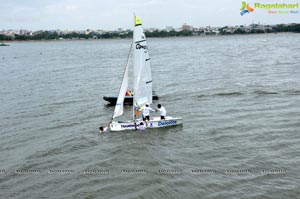 4th Monsoon Regatta Sailing Championship at Hussainsagar, Hyderabad Day 1 Photos